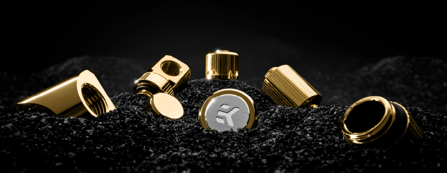 A large marketing image providing additional information about the product EK Quantum Torque 6-Pack HDC 12 (Gold) - Additional alt info not provided